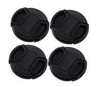 SHINEOFI 4 Pezzi Copriobiettivo Splashproof per Protezione Fotocamera Resistente All e Polvere e Compatto per Prolungare La