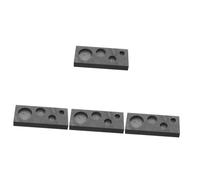SHINEOFI 4 Pezzi Fonditore Kit Crogiolo Buco Strumenti di Fusione Pentola Pubblicazione Kit per Il Test della Muffa Nera Parà Forno Fusorio Adesivo Crogiolo di Quarzo Grafite Black