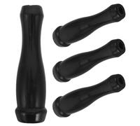 SHINEOFI 4 Pezzi Maniglia per Porta del Focolare in Plastica Ricambio Maniglia Resistente per Stufa Legna e Caldaia Accessori Fornello Tagliafuoco