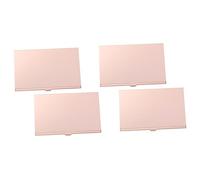 SHINEOFI 4 Pezzi Porta Business Case Porta Carta Di tile Shell Biglietti Da Visita Biglietti Da Visita tile Organizzatore Aziendale Supporto Per Le Imprese