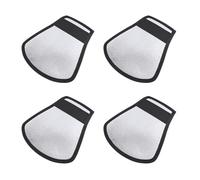 SHINEOFI 4 Pezzi Riflettore Flash Fotografico Diffusore Luce per Fotocamera, Riflettore Luce Camera, Nylon Nero, Portatile, per Foto e Video, per Fotografi e Venditori Online