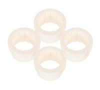 SHINEOFI 4 Pezzi Stabilizzatore per Ombrellone da Piscina in Plastica Bianca Manicotto Filettato Adattatore per Palo Ombrellone da 1,5 Pollici per Uso a Bordo Piscina