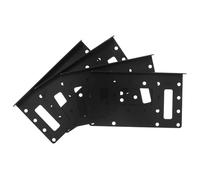 SHINEOFI 4 Pezzi Staffa per Hard Disk, Supporto Ssd, Supporto SSD 2.5 in Metallo Nero, Installazione Rapida, per Desktop, Home Office e Lavoro Mobile