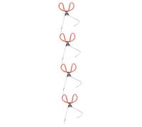 SHINEOFI 4 Pezzi Strumento di smaltatura per Ceramica Acciaio Inossidabile Strumento per Immersione della Pinza per Smalto Maniglia Kit di Argilla secca all'Aria Pinza per vetri