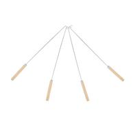 SHINEOFI 4 Pezzi Strumento Pulizia Canale di Scarico per Fontane e Piscine Gancio Sottile per Rimozione Detriti e Pietre Manutenzione Spa e Caratteristiche Acquatiche Outdoor