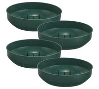 SHINEOFI 4 Pezzi Supporto per Freschi in Plastica Portavaso Rotondo Leggero e Resistente per Composizioni Floreali Bouquet e Decorazioni Matrimonio Halloween e Natale