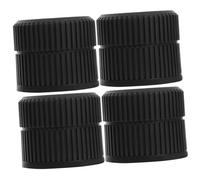 SHINEOFI 4 Pezzi tappetino per lavatrice supporto lavatrice antivibrante rondella tampone coperture tappetini per lavatrice piedini lavatrice antivibranti plastica Black