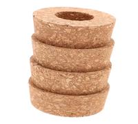 SHINEOFI 4 Pezzi Tappi in Sughero per Vasi Idroponici in Vetro Coprivaso Trasparente per Mini con Ventilazione e Cura Facilitate