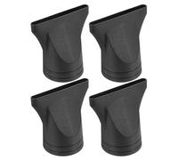 SHINEOFI 4 Pezzi Ugello Bocchette Stretto Concentrato Nero per Concentratore a Asciugacapelli e Plastica Flusso D'aria Facilestallazione Compatibile da 4 4,8cm per Asciugatura Professionale