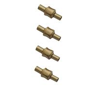 SHINEOFI 4 Pz Perline per Braccialetti Cordoncino macramè Chiave Crimpare Chiusura Girevole Chiusure Perni Chiusura per Impilatore di Collane Chiusura della Collana a Strati Connettore Rame
