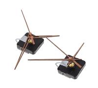 SHINEOFI 4 Set Accessori per Orologi Parti Kit Fai da Te Kit Numeri Orologio Accessori per L'orologio di Casa Kit per La Creazione di Orologi Meccanismo Piccolo Movimento Noce Nera