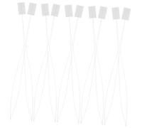 SHINEOFI 4 Set Infila Braccialetto Accessori Perline Marcatore Filettatura Mano Filettatrice Ago per Ricami Aghi Utili Aghi A Punto Incrociato Aghi Perle Filo di Acciaio Bianca 10 Pezzi*4