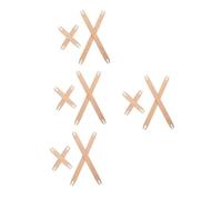 SHINEOFI 4 Set Navetta per Tessitura Navetta per Tessitura Kit di Attrezzi all'Uncinetto Macchina da Cucire Portatile Filo di Tessitura Navette di Tessitura Set da Ricamo di Legno 4 Pezzi*4