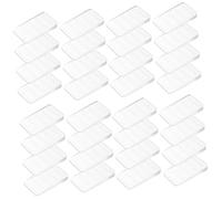 SHINEOFI 4 Set Spessori Livellatori Trasparenti Per Cunei Regolabili Per Stabilizzare Librerie E Letti Interni Ed Esterni 8 Pezzi*4