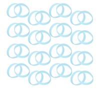 SHINEOFI 40 Pezzi Bracciali in Silicone Luminosi al Buio per Eventi e Uso Quotidiano, Confortevoli e Visibili di Notte, per Uomini e Donne