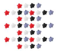 SHINEOFI 40 Pezzi Cappucci Stellati in Silicone per Ferri da Maglia | Punta a Cinque Punte, Apertura 1, 40x0, 20x0, 20cm, per Ferri Circolari e Doppia Punta Colore Casuale
