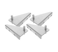 SHINEOFI 4pezzi Cerniere Porta Congelatore Metalliche Cerniera Sostitutiva Frigorifero Accessorio Riparazione Cerniera Congelatore Cerniere Per Porte Di Armadietti Connettori Per