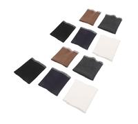 SHINEOFI 5 Paia di Polsini Elastici a Coste in Cotone Materiale 3,7x3,5 Pollici per Cucire Giacche e Felpe, Polsini Tubolari Senza Cuciture per Estensori Maniche e Apertura Gambe