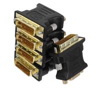 SHINEOFI 5 Pezzi Adattatore Dvi Maschio Vga Convertitore Video per Tv e Monitor Trasmissione Driver Compatibilità