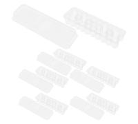 SHINEOFI 5 Pezzi Contenitore per Fiale in Plastica Trasparente ad Alta Trasparenza Portatile per Conservazione Vaccini in Laboratorio e Frigorifero
