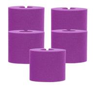 SHINEOFI 5 Pezzi Fermaporta in Schiuma Porpora, Fermaporta Antischiacciamento e Antiurto, per Porte da 3-10cm, Facile Installazione, per Ufficio e Nursery, e Adulti