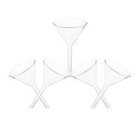 SHINEOFI 5 pezzi Imbuto da Laboratorio in Vetro Solido Triangolare per Chimica Resistente e Riutilizzabile per Esperimenti Scientifici