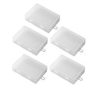SHINEOFI 5 Pezzi Organizer per Batterie Antipolvere e Professionale Facile Usare e Protegge Graffi