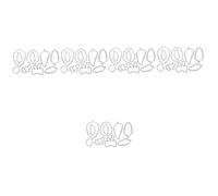 SHINEOFI 5 Pezzi Stampo da Taglio per Goffratura Scrapbooking Carte Fustellate Carta Il Fustelle per La Fabbricazione di Carte Pugni Album Fustellato Morire Fustellatura Acciaio al Carbonio