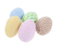 SHINEOFI 5 Pezzi Uova Decorative di Pasqua Easter Egg Decorazioni Stuffers compilabile tintura l' di spuma di Pasqua Artigianale Fai da Te Ornamento di Uova Schiuma