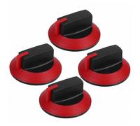 SHINEOFI 5 Set Manopole Ricambio Per Cucina Gas Manopole Per Controllo Design Semplice E Facile Da Compatibile Con Maggior Delle Cucine Gas 4 Pezzi * 5