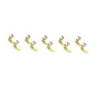 SHINEOFI 5 Set Parti della Macchina da Cucire per Cucire Il Tessuto Utensili Kit Sewing Machine Piedino per Macchina da Cucire Piedi Stampa della Macchina da Cucire Metallo 2 Pezzi * 5