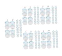 SHINEOFI 5 Set Portachiavi In Resina Wed Gym Vm Portachiavi A Pantofola Da Donna Mini Portachiavi A Pantofola Pantofole Alla Moda A Spina Di Pesce Per Sandali Da Ragazza 12 pezzi * 5
