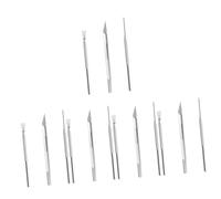 SHINEOFI 5 Set Taglierina per Argilla Scultura Raschietto in Argilla Polimerica Aghi per Modellare La Ceramica Strumento per Intagliare L'argilla Tagliapasta Fai da Te Alluminio 3 Pezzi * 5