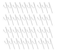 SHINEOFI 50 Ganci Appuntiti a S per Tende in Ferro Robusto, Fermatende Decorativi per Casa, Accessori per Decorazioni Finestre Punta Affilata, Resistenti e Facili da Installare