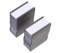 SHINEOFI 50 pezzi Magnetico Porta Etichette Clip Supporto Prezzi per Scaffali e Magazzino Clip Leggera e Stabile per Etichette e Cartellini in Ferrose