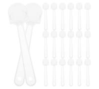SHINEOFI 50 Pezzi Manico per Ventaglio Circolare in Abs per Fai da Te Fessure Integrate, Assemblaggio Semplice, Stile Classico, per Educazione Artistica e Adulti