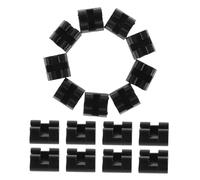 SHINEOFI 50 Pezzi Tappetino Antiscivolo Ruota Forma Gamba Protezioni Pavimenti Le Gambe Di Mobili Cenare Tappeto Non Slip Tampone Protettore Sicuro Black