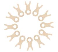 SHINEOFI 50 Pezzi Wooden Fish Shaped Yarn Bobbins Organizer Natural Thread Winding Boards for DIY Knitting Crochet And Embroidery Projects