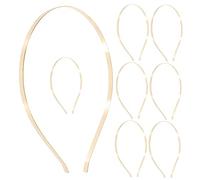 SHINEOFI 50pezzi Cerchietti Capelli Vuoti Acciaio Inossidabile Accessori Creazione Copricapo Donna Mano Fai Da Te Materiale Cerchietto Non Finito Cerchietti Per Capelli Delicati Semplici