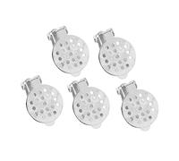 SHINEOFI 50pezzi Clip Per Orecchini in Rete Accessori Per Orecchini Te Senza Foro Per Orecchio Materiali Metallici Sicuri e Resistenti Per Clip Eleganti e Personalizzati