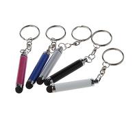SHINEOFI 5pezzi Pennini Stilo Capacitivi Per Touch Screen Stilo Portachiavi Piccolo e Portatile Compatibile Telefono e Tablet Per Regalo Creativo e Design
