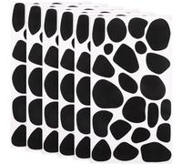 SHINEOFI 6 fogli adesivi in feltro adesivi per cani a pois adesivi decorativi per bambini orecchie dalmata appliques per vestiti stampa mucca abbigliamento autoadesivo forniture artigianali bambino