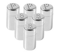 SHINEOFI 6 Pezzi Barattolo Di Sale Shaker Per Condimenti Vuoto Bottiglie Di Spezie Vuote Contenitori Per Condimenti Dispenser Per Spezie Ricaricabile Portatile In