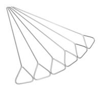 SHINEOFI 6 pezzi Barre Triangolari in Acciaio Inox per Laboratorio Strumenti per Colture Cellulari e Diffusori Precisi per Piastre Petri per Esperimenti Scientifici e Microbiologia