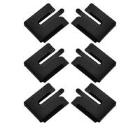 SHINEOFI 6 Pezzi per Microfono Auto per Radio Cb Organizer per Interni Auto Compatibile con Diversi Microfoni e Facile Accesso