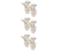 SHINEOFI 6 pezzi Rubinetto Dispenser Push Button per Raffrescatore e Brocche Spout Resistente Sostituzione Facile per Bottiglie e Distributori Refrigerati