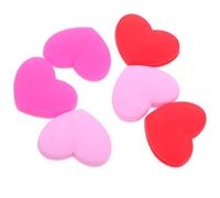 SHINEOFI 6 Pezzi Smorzatore di Vibrazioni Riduce Le Vibrazioni in Silicone a Forma di Cuore e Mantiene la Stabilità per Racchetta da Tennis Durante L'allenamento