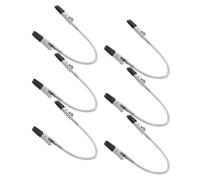 SHINEOFI 6 Pezzi Supporto Ausiliario per Saldatura con Due Bracci | Acciaio Inox e Lega di Alluminio, Doppia Pinza a Coccodrillo, Uso con Sola Persona, Multiuso