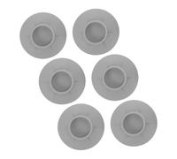 SHINEOFI 6 Pezzi tappetino per lavatrice pastiglie stabilizzatrici della rondella piedini per lavatrice cuscinetti antivibranti per lavatrice gomma da cancellare Dark Grey