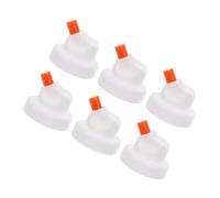 SHINEOFI 6 Pezzi Ugello spruzzatore tappi di graffiti vernice con punta spray punte per bombolette spray attacco per bomboletta spray Ugelli per vernice spray AbS bianca
